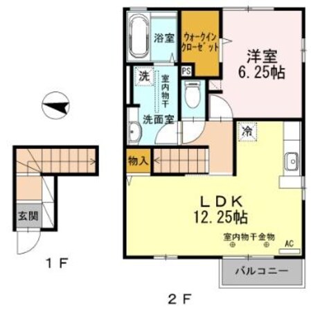 Cattleyaの物件間取画像